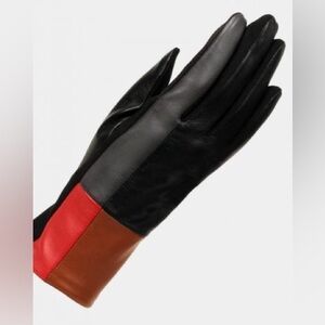 NWT Wilsons Leather Colorblock Leather Gloves Touchpoint